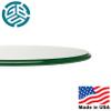 32" Inch Round Glass Table top - 3/8" Thick - OGE Edge view 3