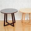 ELEFOCUS Living Room Tables Coffee Table, 60 * 60 * 53Cm Round Side Table Kitchen Dining Table Easy to Clean Pub Table(Size:60 * 60 * 53CM,Color:Brown) view 4