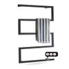 AuLYn Wall Mounted Towel Warmer,304 Stainless Steel Square Tube Electric Towel Warmer with Built-in Timer,90W Energy Efficient Towel Warmer and Drying Rack for Home31.49X23.62X3.5In, Plug in view 1