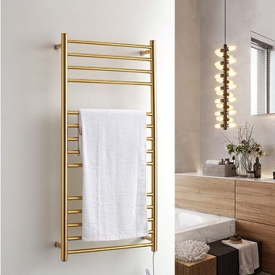 AuLYn Electric Towel Rack, Wall Mounted 304 Stainless Steel Towel Warmer with Drying and Insulation Features, Water Leakage and Leakage Prevention