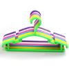 20x Plastic Hanger Child Baby Wet and Dry Solid Nonslip Drying Rack Clothing Store Hanger (Purple 27 * 15 * 2.7) view 3