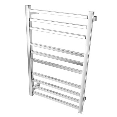 AuLYn Heated Towel Rail Electric Towel Warmer, Heated Towel Warmer Wall-Mounted, Stainless Steel Electric Towel Rack 10-Square-Bar, Wall-Mounted Saving Space,IP56,780 * 500 * 120mm, Plugin