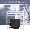 AuLYn Heated Towel Rail Electric Towel Warmer, Heated Towel Warmer Wall-Mounted, Stainless Steel Electric Towel Rack 10-Square-Bar, Wall-Mounted Saving Space,IP56,780 * 500 * 120mm, Plugin view 3