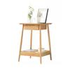 Night Stand Bedside Table Solid Wood Bedside Table Nordic Simple Modern Oak Storage Cabinet Small Apartment Side Table Side Tables Bedroom Nightstand view 1