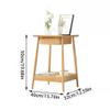 Night Stand Bedside Table Solid Wood Bedside Table Nordic Simple Modern Oak Storage Cabinet Small Apartment Side Table Side Tables Bedroom Nightstand view 3
