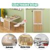 Wall Desk Wall Mounted Folding Dining Table for Small Spaces Multi-Function Wall Mounted Folding Table Home Office Murphy Desk Folding Kitchen Table for Office, Bedroom, Kitchen view 3