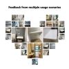 Wall Mounted Heavy Duty Small Folding Wall Table, Mounted Folding Table Wallfor Laundry Room, Kitchen & Dining Room Office Multifunctional Table (Size : W70xL40cm/W27.6xL15.7in) view 4