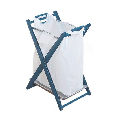ENGENDER Garbage Can for Office Household Trash Can Foldable Plastic Stand Detachable Recycling Bin Living Room and Bedroom with Pallet Folding Rack Trash Can Trash Can (Color : A)