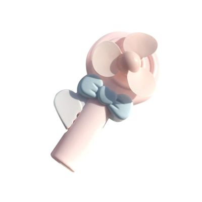 Uonlytech Mini Handheld Fan Portable Blowing Fan Lollipop Shape for Kids Home Use