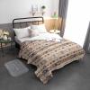 T&H XHome Quilt Full Size Luxury Quilted Comforter Bedspread-Thin Soft Cozy, Morocco Retro Geometric Texture Nordic Ethnic Reversible Stitched Lightweight Quilt Coverlet for All Season view 3