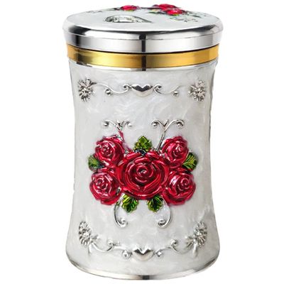 BNVXR Fashion Rose Vintage Toothpick Holder Plastic Pocket Toothpick Holder Rotatable Toothpick Dispenser Decoration for Kitchen Chic
