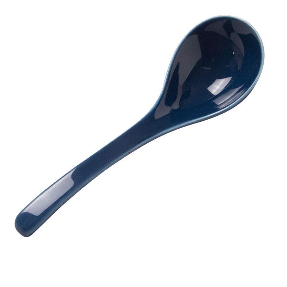 MOOWI Tablespoons Large Glazed Ceramic Spoon, Spoon, Spoon, Household Soup and Porridge Spoon,blue Serving Spoon (Color : 1 pack), Dingzhebo2022