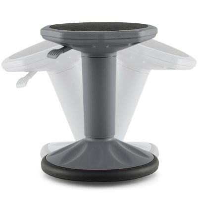 Giantex Wobble Stools for Classroom Seating - Wiggle Stool with Adjustable Height, 24" Active Learning Stool, Sitting Balance Chair for School, Office Stand Up, Flexible Seating Wobble Chair, Grey