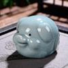 DECRZPB Handcrafted Ceramic Pig Porcelain Sculpture Animal Ornament Hotel Home Decor Office Wedding Gift view 1