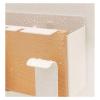 EDWAL Toothbrush Holder Aviation Aluminum Wall-Mounted Toothbrush Holder Solid Wood Hanging Toothpaste Holder Bathroom Multi-Function Storage Box Wall Mounted Toothbrush Hanger (Size : S15.5cm) view 3