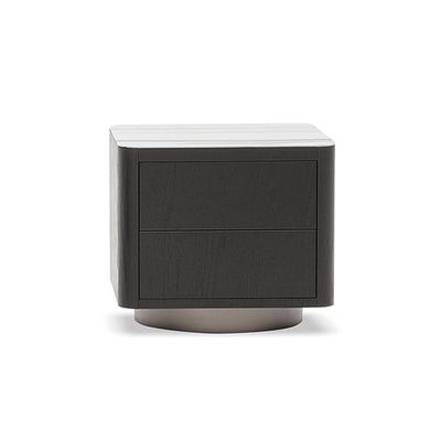 ASWAD Modern Bedside Tables Slate Desktop Bedside Table Simple Bedroom Bedside Table Home Storage Small Side Cabinet Wooden Bedside Table Bedroom Night Stand