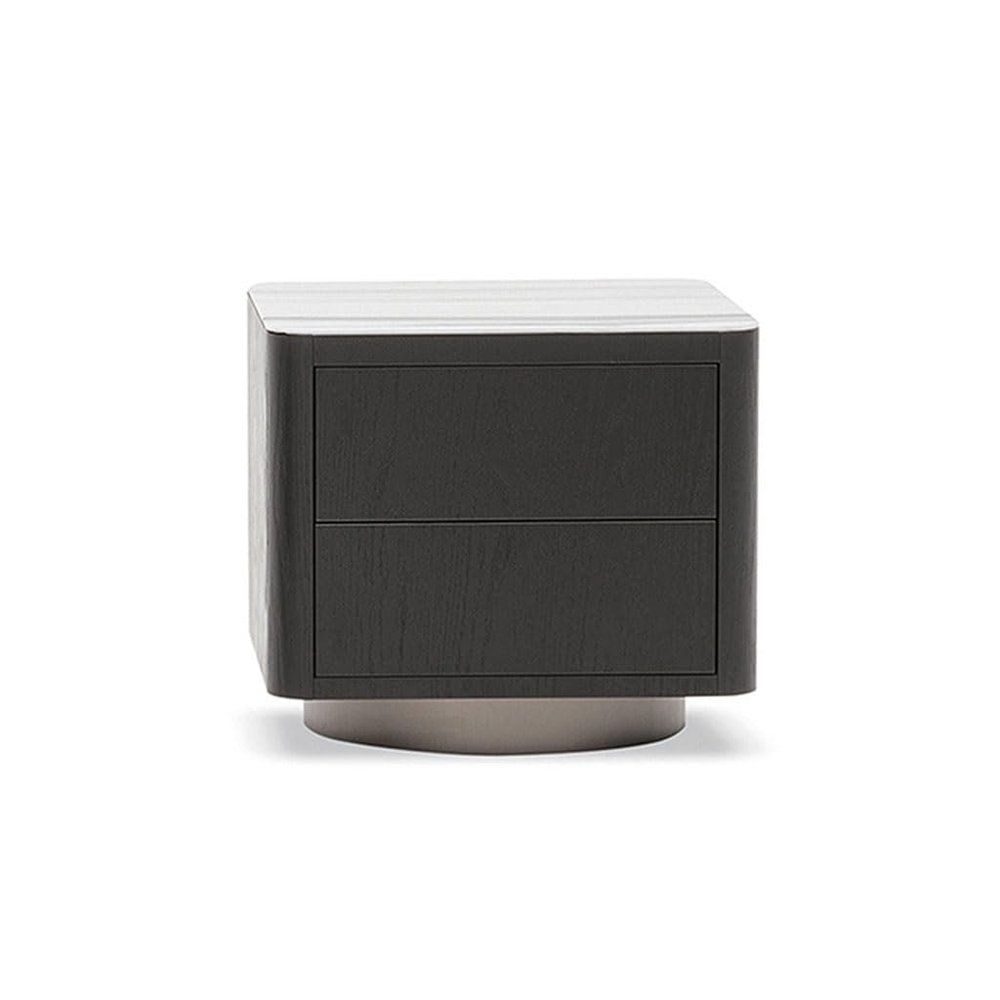 ASWAD Modern Bedside Tables Slate Desktop Bedside Table Simple Bedroom Bedside Table Home Storage Small Side Cabinet Wooden Bedside Table Bedroom Night Stand