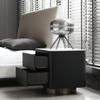 ASWAD Modern Bedside Tables Slate Desktop Bedside Table Simple Bedroom Bedside Table Home Storage Small Side Cabinet Wooden Bedside Table Bedroom Night Stand view 2