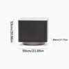 ASWAD Modern Bedside Tables Slate Desktop Bedside Table Simple Bedroom Bedside Table Home Storage Small Side Cabinet Wooden Bedside Table Bedroom Night Stand view 3