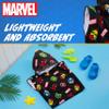 Marvel Spiderman Kids Changing Robe, Hooded Towel Poncho Boys Girls, Avengers Wearable Towel for Swim Surf, Gifts for Kids (Multi Avengers, 6-9 Years) view 4