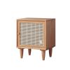 ASWAD Modern Bedside Tables Solid Wood Bedside Table Modern Minimalist Bedroom Bedside Simple Small Storage Locker Bed and Breakfast Decoration Bedroom Night Stand view 1