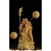 NALoRa Feng Shui Carving Statue Guan Yu Decor God of Wealth Guan Gong Statue Home Office Decor Guan Yu Statue Ornaments Feng Shui Gift, Yellow view 3