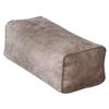 OLLiNs Suede Pouf Floor Ottoman Footstool Square Rectangular Poufs Bean Bag Floor Cushion Sofa Stool for Living Room(Grey,Long) view 1