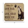 Cartoon Ferret Kids Bath Mats,Wildlife Animals Paws Lovely Mats Rugs,Girls Boys Women Room Decor,Geometric Plaids Patchwork Bath Carpets,Brown Cute Bath Rugs,Absorbent Floor Mats,16Wx24L Inches view 2