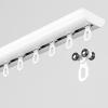 ACHZYFT Ultra-Thin Curtain Tracks, Curtain Single Tracks, Ceiling Mount Curtain Rail System, Aluminum Alloy Curtain Tracks Rail Set, for Living Room Bedroom Room Divider(Size:2.1M,Color:White) view 1