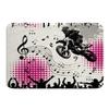 Motorcycle Boys Bath Mats,Motorbike Extreme Racing Sports Games Mats Rugs,Girls Boys Women Room Decor,Music Notes Rcae Car Bath Carpets,Modern Fashion Bath Rugs,Absorbent Floor Mats,16Wx24L Inches view 3