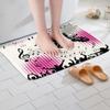 Motorcycle Boys Bath Mats,Motorbike Extreme Racing Sports Games Mats Rugs,Girls Boys Women Room Decor,Music Notes Rcae Car Bath Carpets,Modern Fashion Bath Rugs,Absorbent Floor Mats,16Wx24L Inches view 4