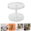 MAGICLULU Rotating Door Spice Rack Double Layer Storage Rack for Condiments Kitchen Shelf view 3