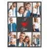 Custom Blanket with Picture Customized Blankets and Thows Personalized Blanket Customizable Blanket Photo Blankets Customize for Valentines Day Gifts Birthday for Her Him Girlfriend Boyfriend Wife view 4