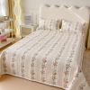 XHCTNN Bedspreads Queen Size, Soft Skin Friendly 3 Piece Bed Cover Set - Breathable Quilted Bedspread Lightweight All Seasons Sheet Bedding for Bedroom Travel Blanket(C,200 * 230cm/79 * 91") view 1