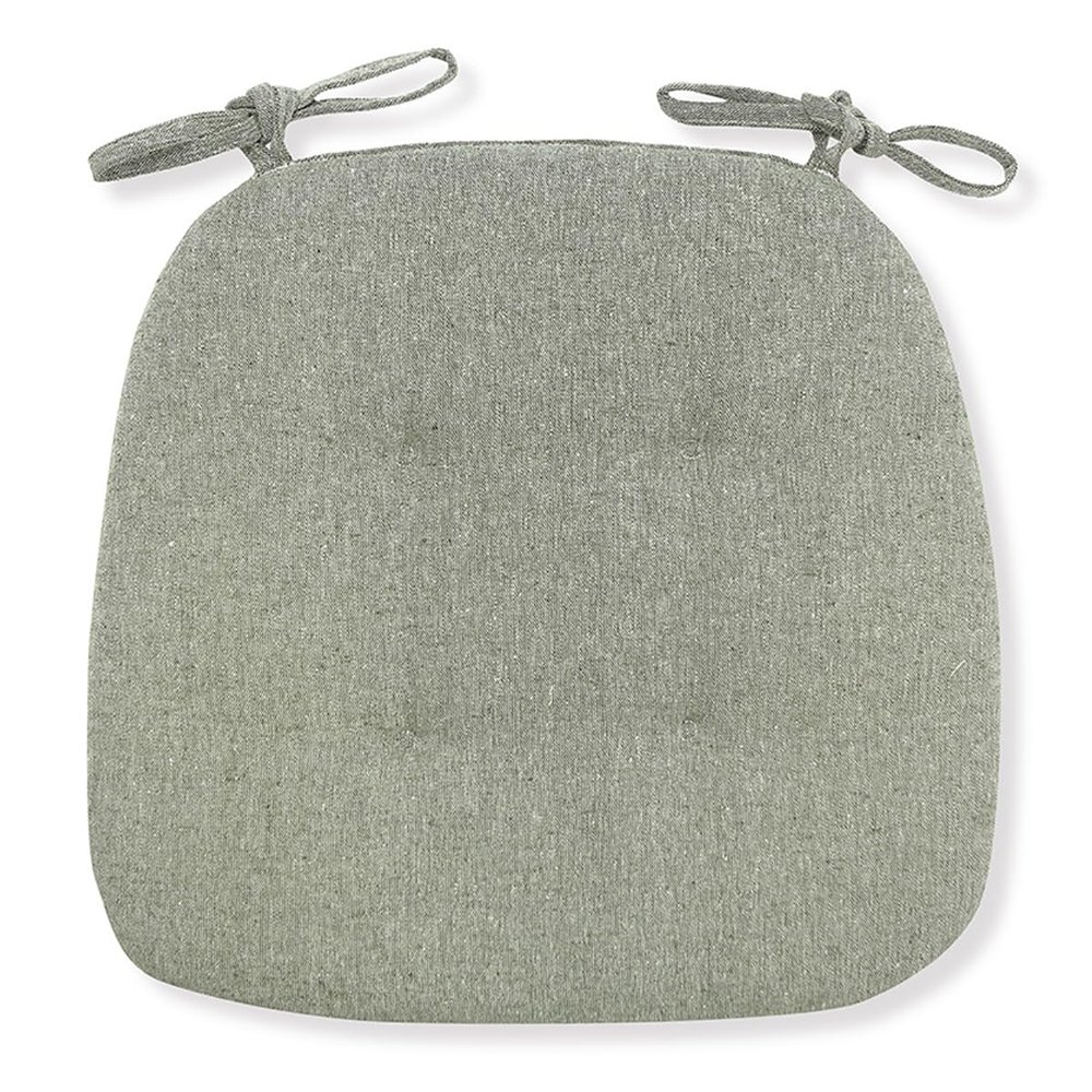 Gavilion Chair Cushions Pack of 4 Seat Pads for Dining Chairs, 3Cm Thickness Memory Foam Garden Chair Cushions with Attach Tie, 4 Stitch Indoor/Outdoor Seat Cushions,Green,2 Count