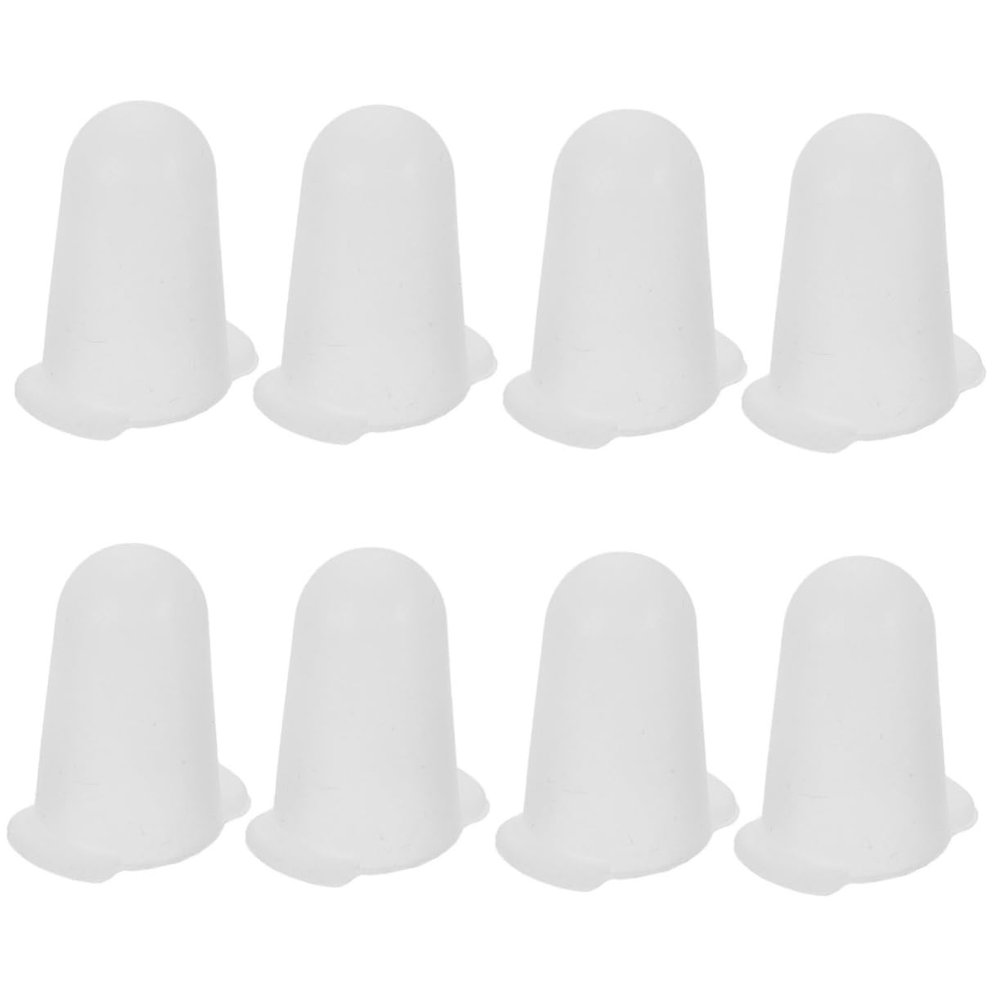 LIFKOME Cake Decoration Tip Protectors 8 Pcs Silicone Piping Tip Covers Flexible Nozzle Caps for Baking Supplies and Cake Decorating