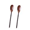 MAGICLULU 2pcs Natural Wood Spoon Unique Branch Design for Coffee Honey and Desserts Easy to Clean Tableware for Home Restaurant and Picnics view 1