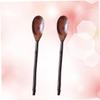 MAGICLULU 2pcs Natural Wood Spoon Unique Branch Design for Coffee Honey and Desserts Easy to Clean Tableware for Home Restaurant and Picnics view 2