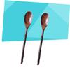 MAGICLULU 2pcs Natural Wood Spoon Unique Branch Design for Coffee Honey and Desserts Easy to Clean Tableware for Home Restaurant and Picnics view 3