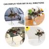 IMIKEYA 3pcs Acrylic Heart Shape Rose Arrangement Base Flower Holder for Romantic Decor for Weddings Anniversaries and Valentine Day view 4