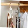 MAGICLULU 4pcs Rotatable Eight Hooks Organizer for Home Multifunctional Closet Rack for Ties Scarves Shoes White Design for Accessories and Clothing view 4