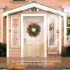 Wreath Door Christmas Garland Berry Red Winter Front Artificial Twig Xmas Tree Staircase Hanger Mantle Fireplace view 3