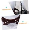 Holibanna Unique Plate Stand Holder Decorative Plate Rack Chinese Style Design for Home view 3