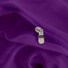 Premium Quality 68x90 Twin/Twin XL Size Purple Solid Duvet Cover Set Zipper Closure & Corner Ties Easy Fit,Breathable 800-TC Ultra Soft Pillow Sham 2pc 100% Soft Egyptian Cotton view 4