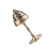 Holibanna 1pc Creative Metal Candle Stand Retro Decorative Candlestick for Home Office Elegant Desktop Adornment for Celebrations and Art Atmosphere for Mantelpiece Bookshelf Display view 1