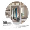 Zerodeko 60 Pcs Closet Rod Extender Hanging Chrome Closet Rod End Supports Wardrobe Tube Support Bracket view 3