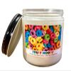 Highly Scented Fruit Hoops Cereal Candle - Pet Friendly - All Natural - Hand Poured. (16oz) view 2