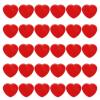 PYJLBX Fridge Magnets - 30 PCS Strong Heart Refrigerator Magnets, Heavy Duty Small Magnets for Whiteboard, Kitchen, Office, Crafts, Locker, Classroom & School Use - Decorative Cute Mini Magnets, Red view 1