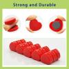 PYJLBX Fridge Magnets - 30 PCS Strong Heart Refrigerator Magnets, Heavy Duty Small Magnets for Whiteboard, Kitchen, Office, Crafts, Locker, Classroom & School Use - Decorative Cute Mini Magnets, Red view 2