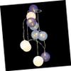 STOBAZA 2pcs Decorative Cotton Ball String Lights Led Indoor Outdoor Festival Decor for Christmas Party Wedding and Bedroom Decoration Battery Operated view 2
